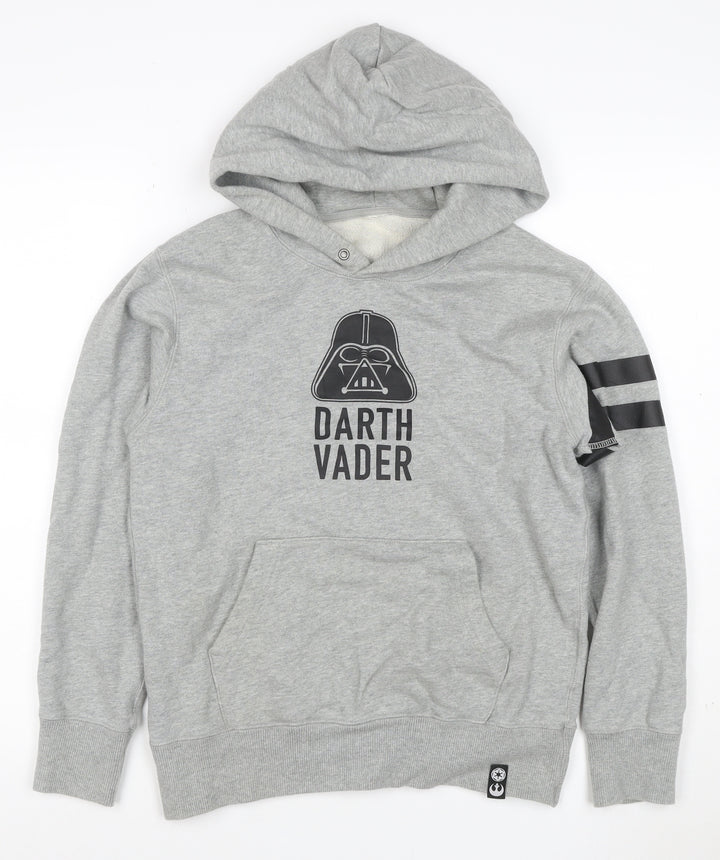 Star Wars Teens Grey XS Darth Vader Graphic Pullover Hoodie