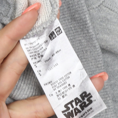 Star Wars Teens Grey XS Darth Vader Graphic Pullover Hoodie