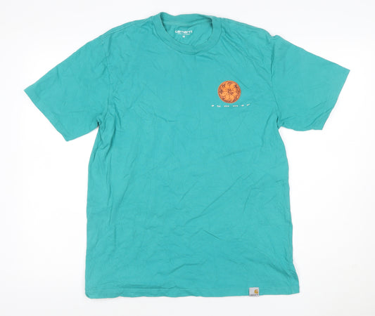 Carhartt Men’s Green M S/S Juice Graphic Print Cotton T-Shirt