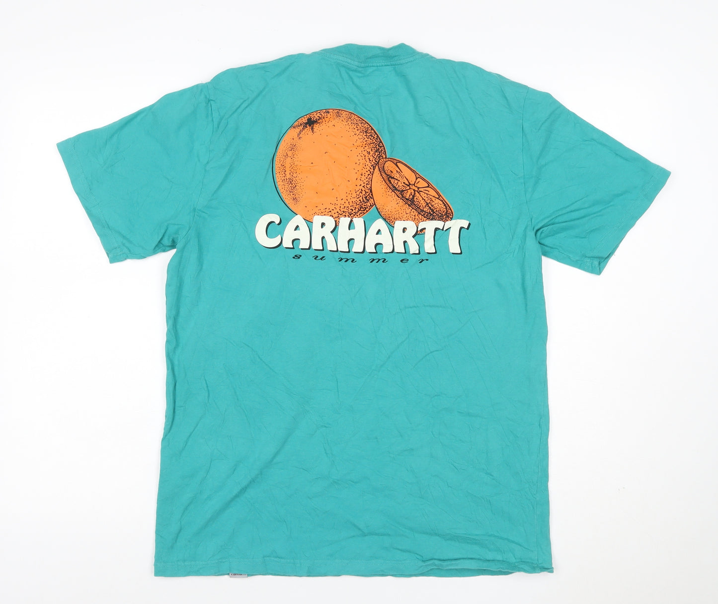Carhartt Men’s Green M S/S Juice Graphic Print Cotton T-Shirt