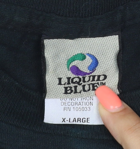 Liquid Blue Unisex Adults Multicoloured XL Basic Pink Floyd Tie Dye T-Shirt