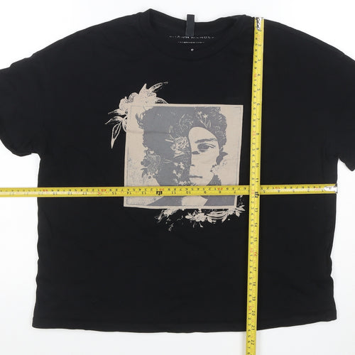Shawn Mendes Unisex Adults Black S Basic Music Graphic T-Shirt