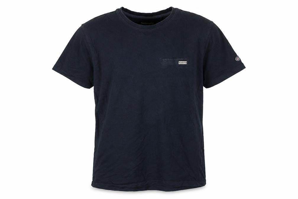 Lambretta Men's Navy Blue XL Logo Crew Neck Short Sleeve Cotton T-Shirt