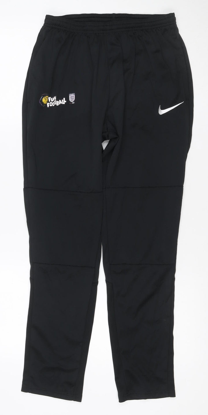 Nike Dri-FIT Men’s Black M Football Track Pants England Logo