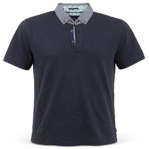 Ted Baker Men’s Blue Size L Short Sleeve Button-Down Collar Polo