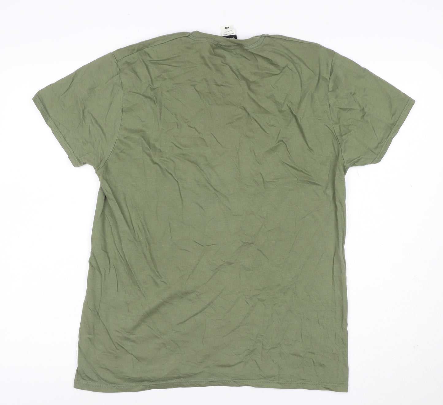 Star Wars Men’s Green L Endor Park Ranger Ewok Graphic Cotton T-Shirt