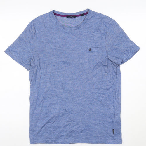 Ted Baker London Men’s Blue Size L Crew Neck Pocket T-Shirt