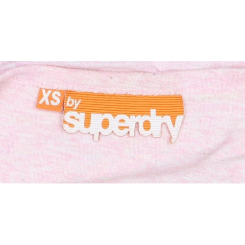Superdry Women Pink XS Tokyo Superdry Graphic Scoop Neck Tank Top