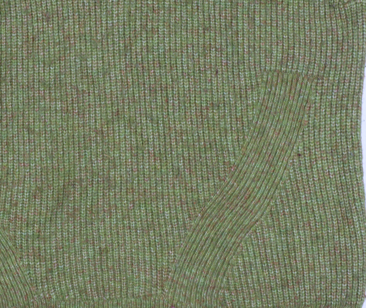 Marks and Spencer Women Green M Sleeveless 1/2 Zip High Neck Knit Vest