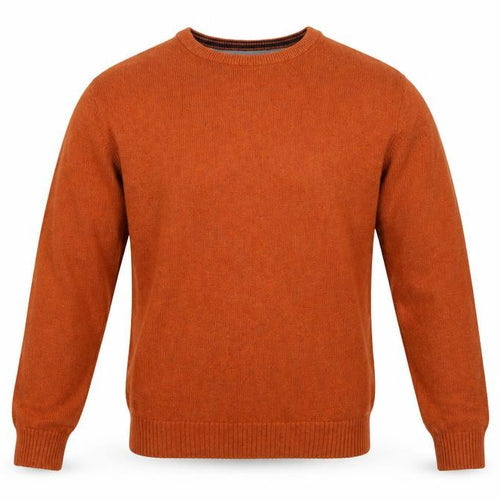 Maine New England Men’s Orange L Crew Neck Knit Pullover Jumper