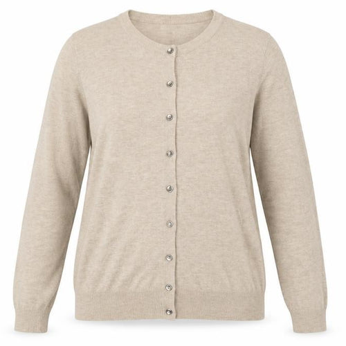 Marks and Spencer Women’s Beige Size 12 Button Knit Cardigan