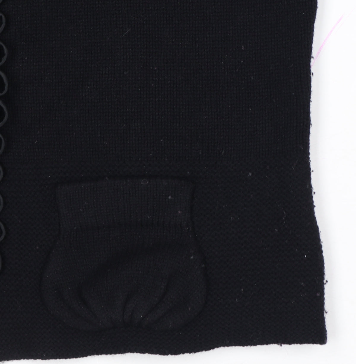 Basler Women Black UK 10 Button V-Neck Knit Vest Pockets
