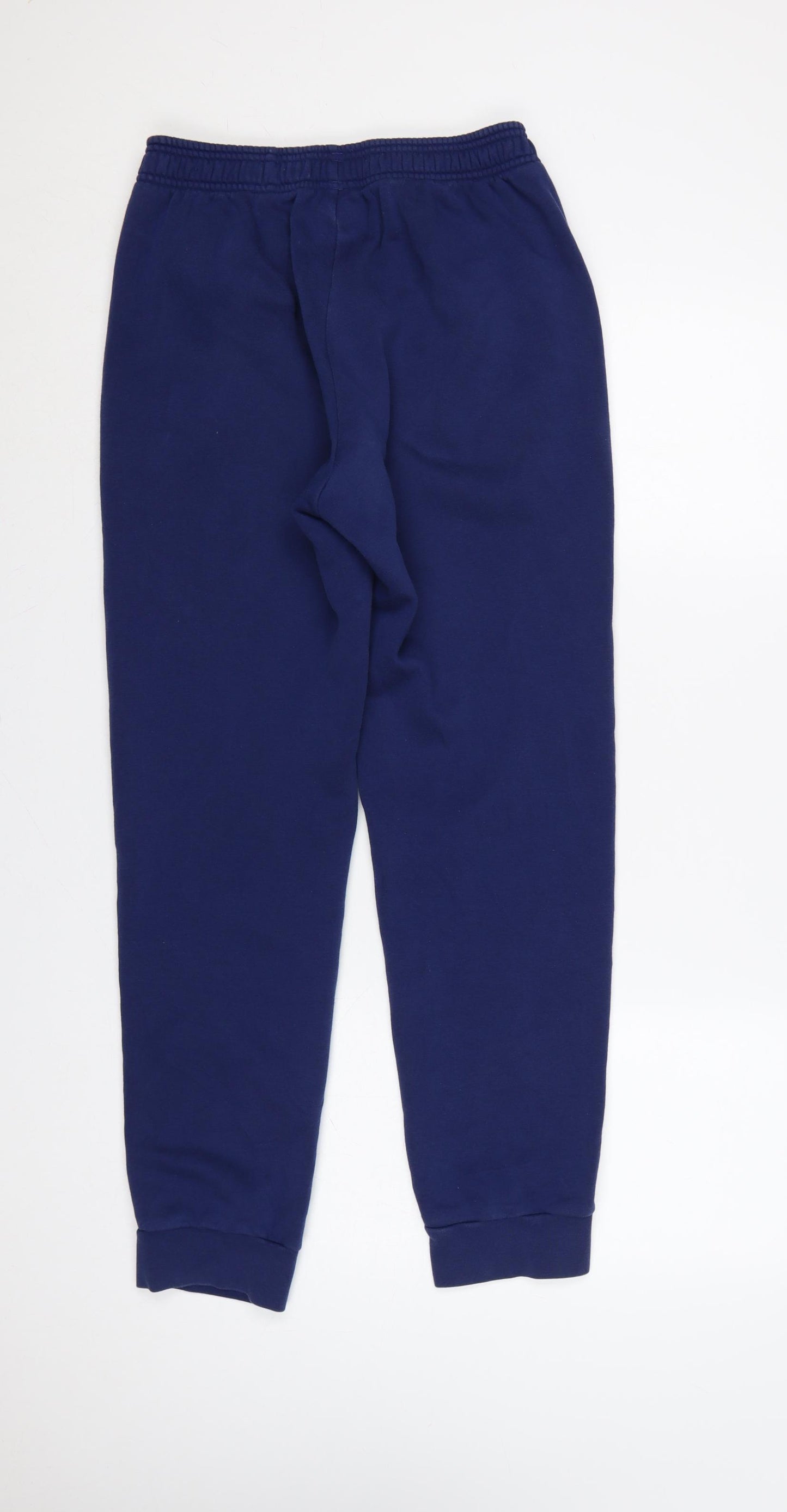 adidas Men’s Blue S Sweatpants Logo Tapered Cuffed Joggers
