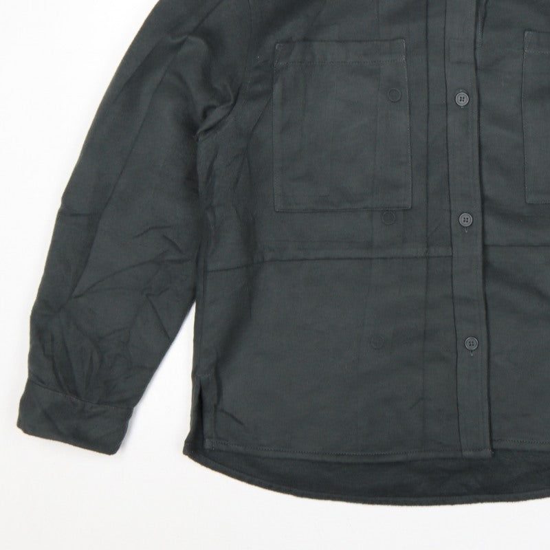 Additional view of COLLUSION Women’s Black UK 8 Relaxed Button-Up Pocket Shirt