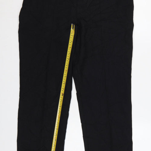 Et Vous Women’s Black Size 12 Straight Leg Dress Trousers