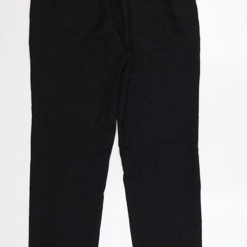 Et Vous Women’s Black Size 12 Straight Leg Dress Trousers