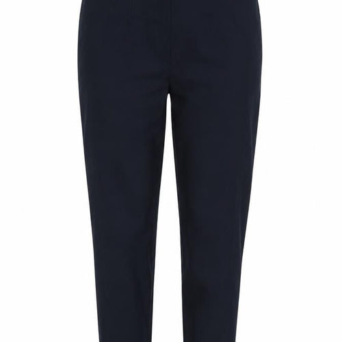 Mango Women's Navy UK 8 Slim Stretch Trousers Smart Workwear