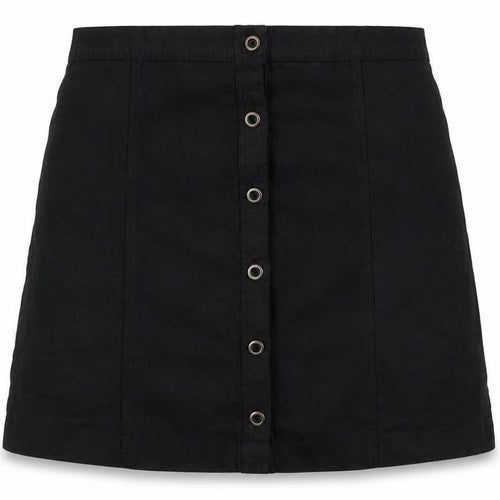 Hollister Women’s Black UK 10 Button Front Mini Pencil Skirt