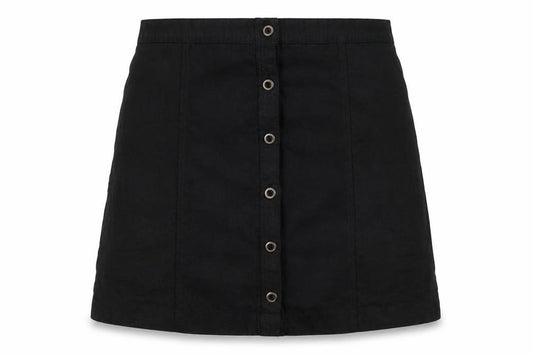 Hollister Women’s Black UK 10 Button Front Mini Pencil Skirt