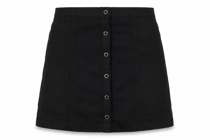 Hollister Women’s Black UK 10 Button Front Mini Pencil Skirt