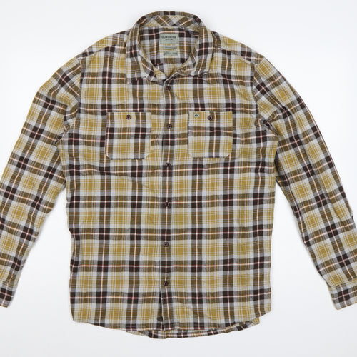 Quiksilver Men’s Multicoloured M Regular Fit Plaid Long Sleeve Shirt