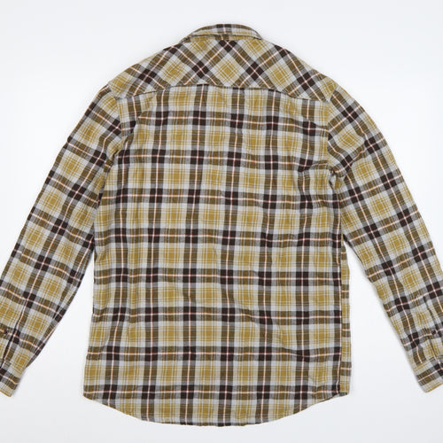 Quiksilver Men’s Multicoloured M Regular Fit Plaid Long Sleeve Shirt