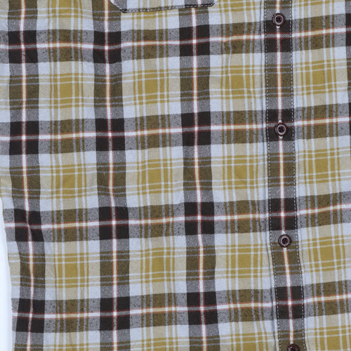 Quiksilver Men’s Multicoloured M Regular Fit Plaid Long Sleeve Shirt