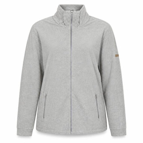 Regatta Women Grey UK 16 Full Zip High Neck Sweatshirt Jacket