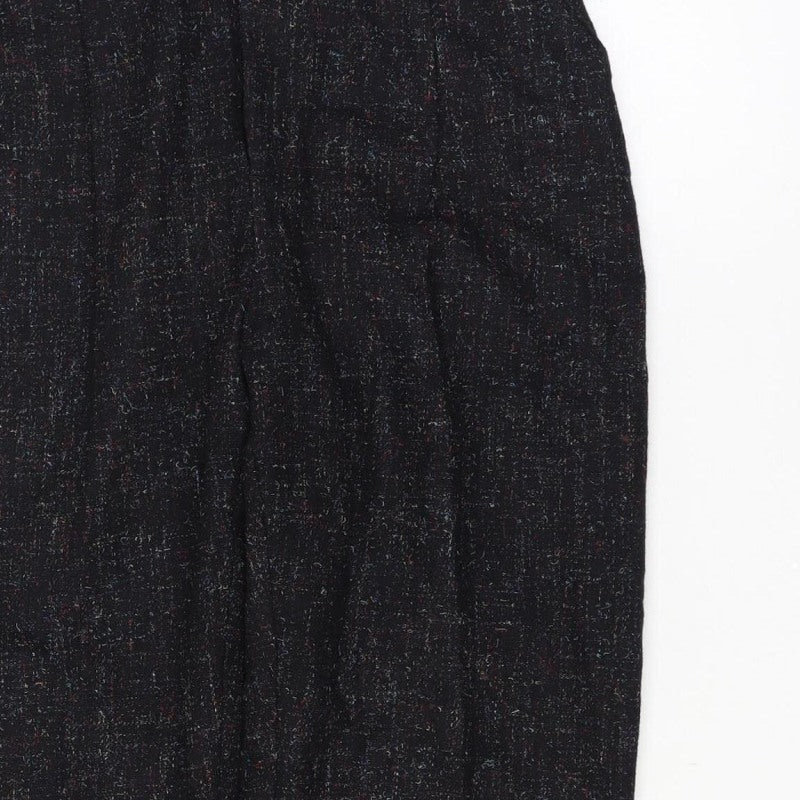 Lord Isaacs for Her Women’s Size 8 Black Tweed High Rise Tapered Trousers