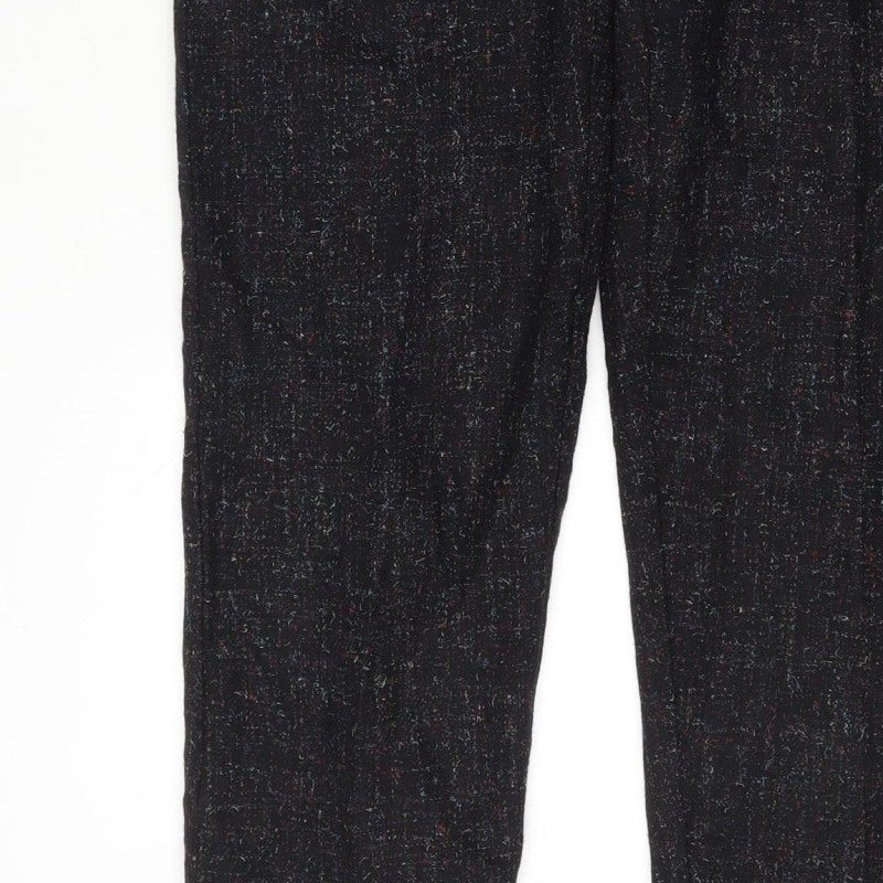 Lord Isaacs for Her Women’s Size 8 Black Tweed High Rise Tapered Trousers