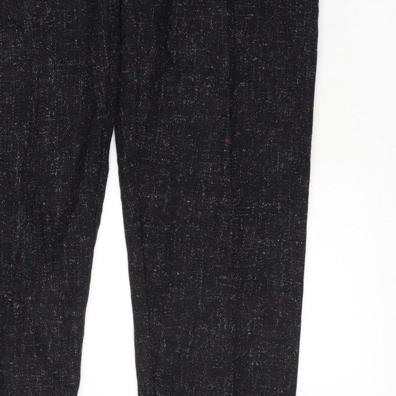 Lord Isaacs for Her Women’s Size 8 Black Tweed High Rise Tapered Trousers