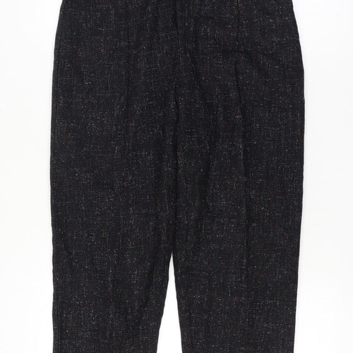 Lord Isaacs for Her Women’s Size 8 Black Tweed High Rise Tapered Trousers
