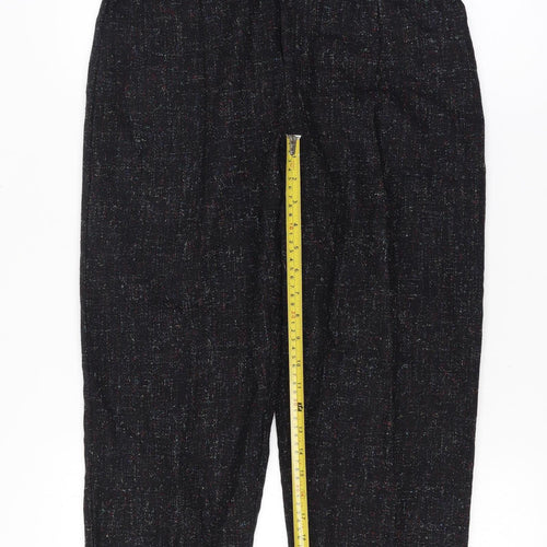 Lord Isaacs for Her Women’s Size 8 Black Tweed High Rise Tapered Trousers