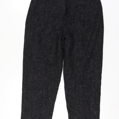 Lord Isaacs for Her Women’s Size 8 Black Tweed High Rise Tapered Trousers
