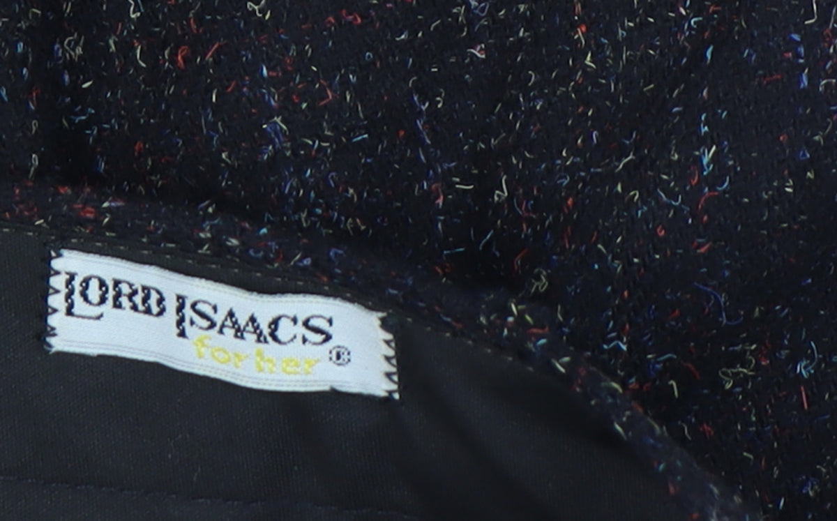 Lord Isaacs for Her Women’s Size 8 Black Tweed High Rise Tapered Trousers