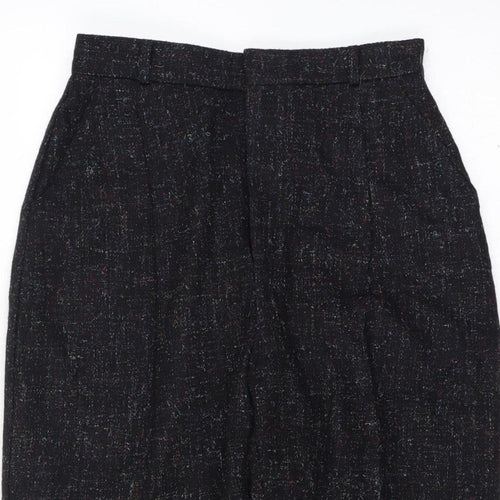 Lord Isaacs for Her Women’s Size 8 Black Tweed High Rise Tapered Trousers