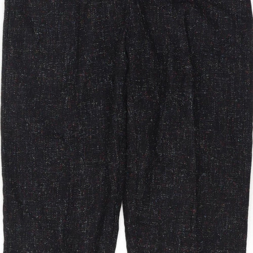 Lord Isaacs for Her Women’s Size 8 Black Tweed High Rise Tapered Trousers