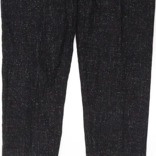 Lord Isaacs for Her Women’s Size 8 Black Tweed High Rise Tapered Trousers