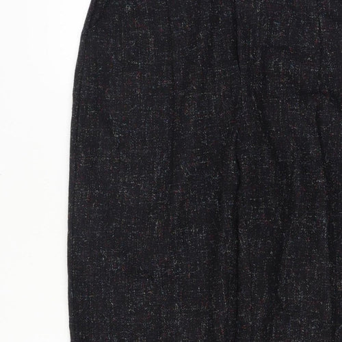 Lord Isaacs for Her Women’s Size 8 Black Tweed High Rise Tapered Trousers