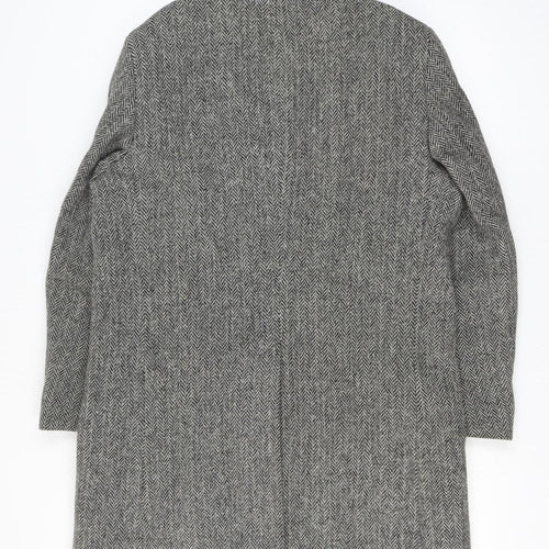 Harris Tweed Men’s Grey Wool Herringbone Blazer Jacket Size Unlabelled