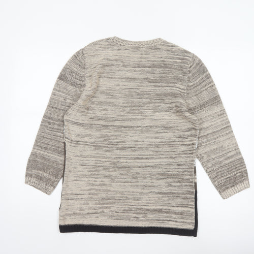 Fair Lady Women's Multicoloured Size 14 Knit Round Neck Pullover Jumper