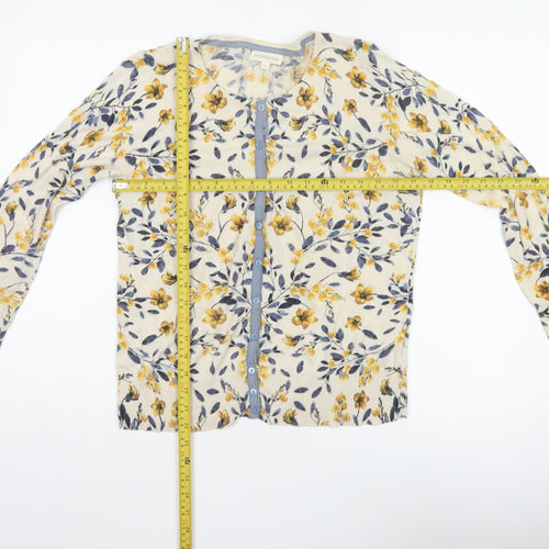 Monsoon Women’s Multicoloured Floral Cotton Modal Cardigan L