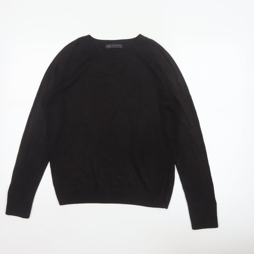 Marks and Spencer Women’s Black Size 10 Crew Neck Raglan Jumper