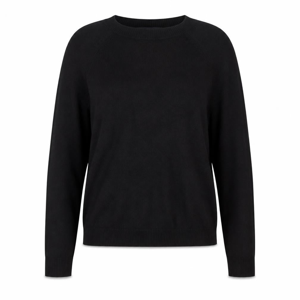 Marks and Spencer Women’s Black Size 10 Crew Neck Raglan Jumper