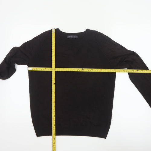 Marks and Spencer Women’s Black Size 10 Crew Neck Raglan Jumper