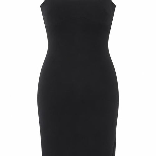 River Island Women Black UK 10 Bodycon Midi Dress Rhinestone Straps