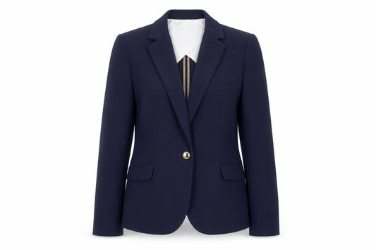 Next Women Blue UK 12 Tailoring Single-Breasted Notch Lapel Blazer