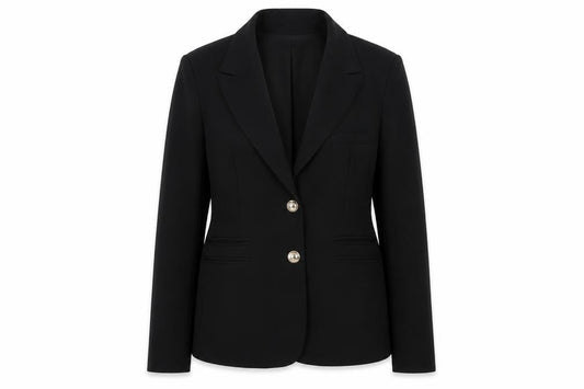 Marks & Spencer Women Black UK 12 Tailored Stretch Blazer