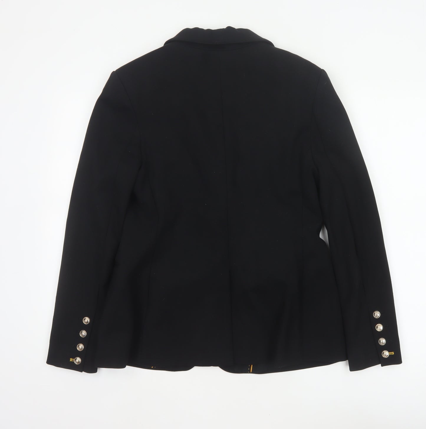 Marks & Spencer Women Black UK 12 Tailored Stretch Blazer