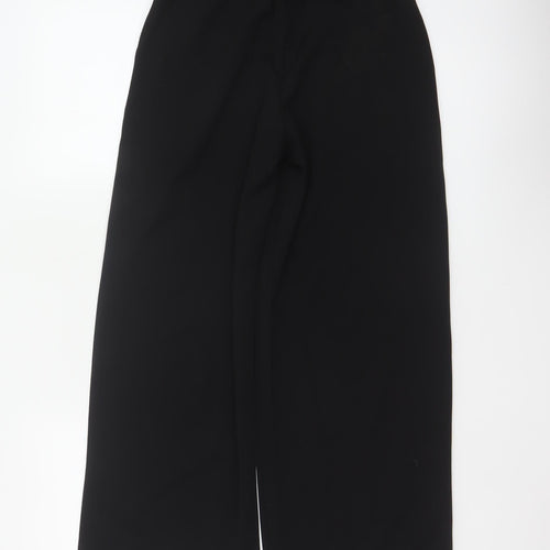 JDY Women’s Black S/30 High Rise Wide-Leg Dress Trousers